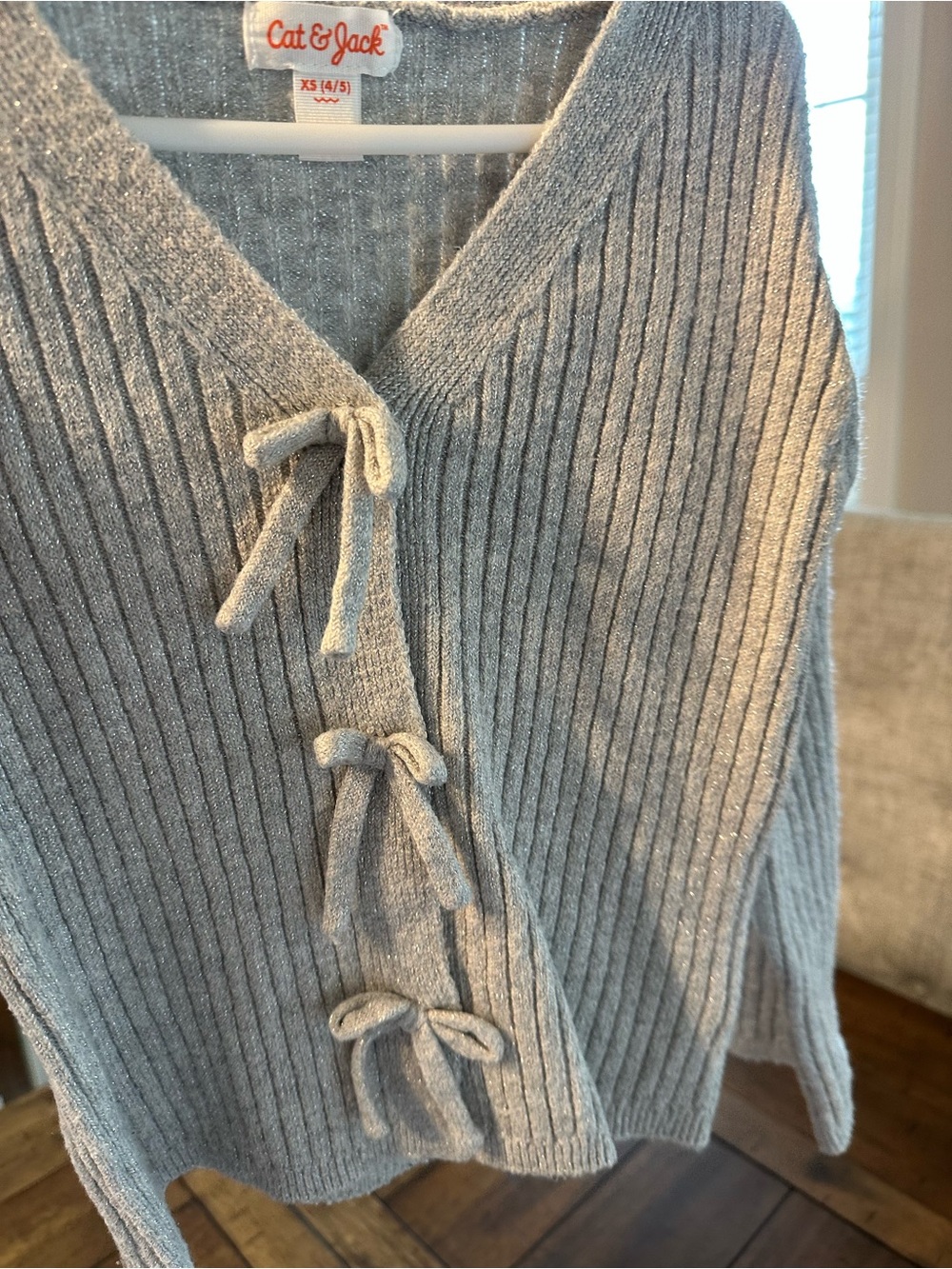 Girls Bow Sweater